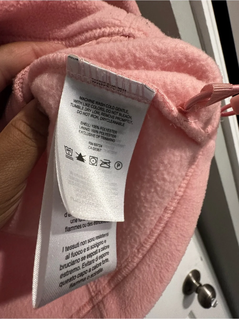 Columbia Pink Full-Zip Girls' Fleece Jacket